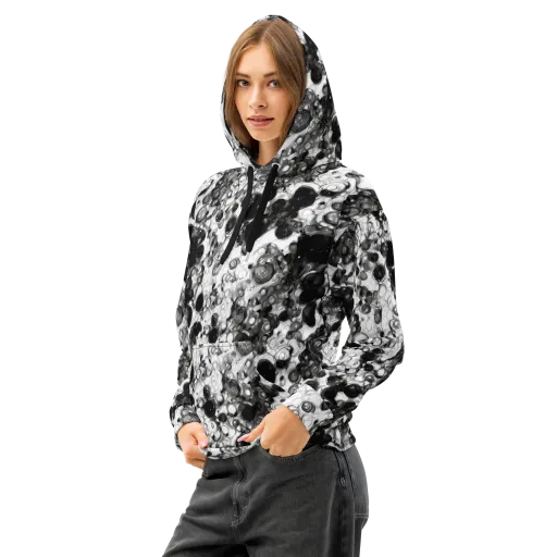 Eclipse Garden on a Cotton Hoodie