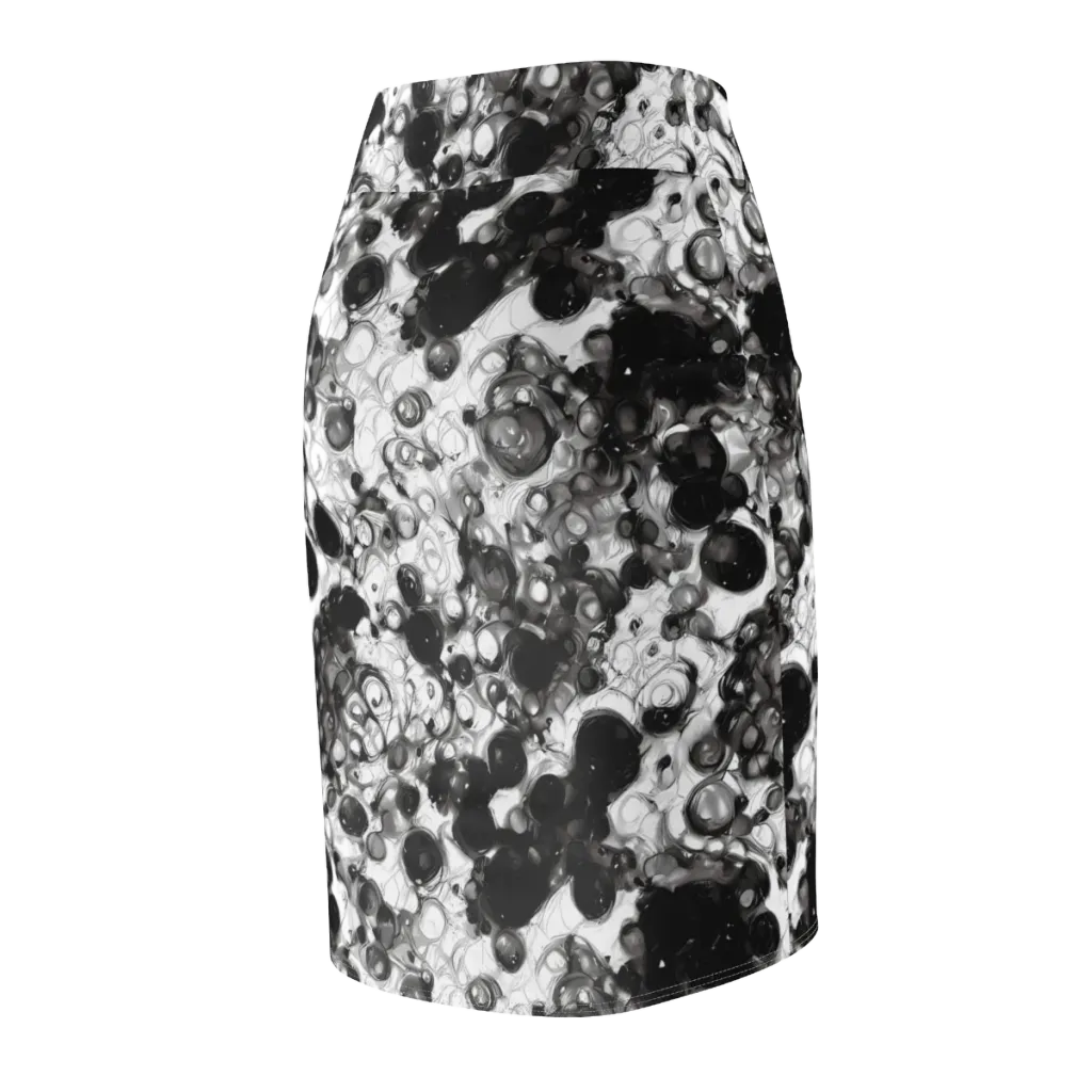 Eclipse Garden on Pencil Skirt — Back Side
