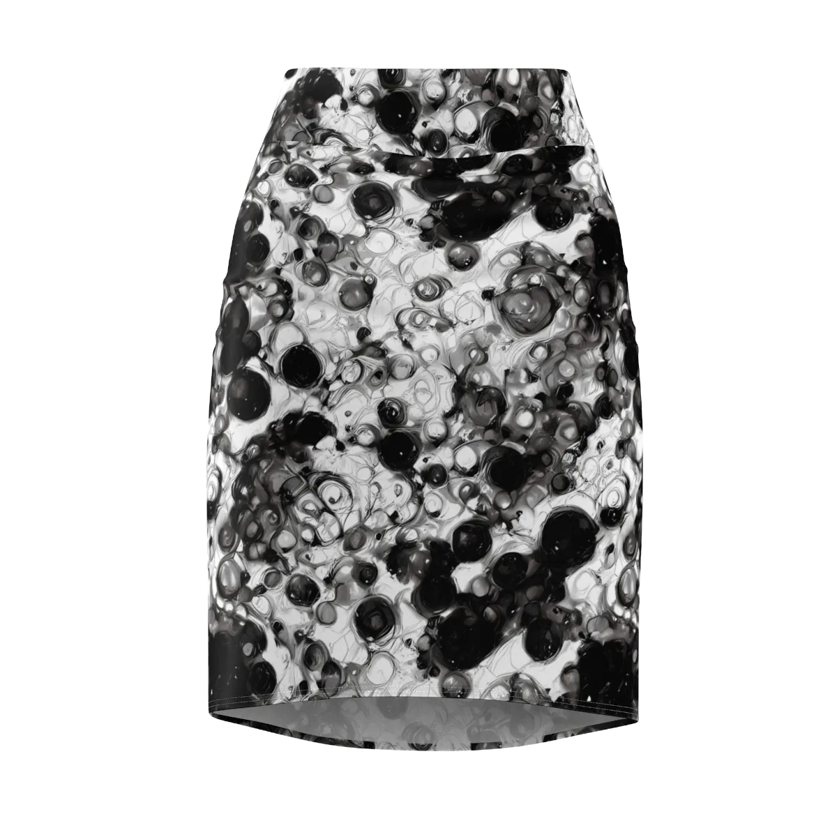 Eclipse Garden on Pencil Skirt — Front