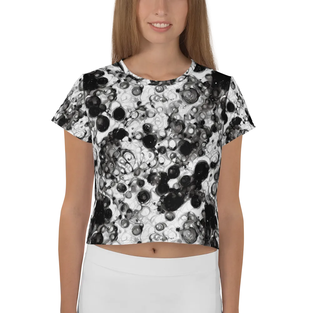 Eclipse Garden on Crop Tee — Front