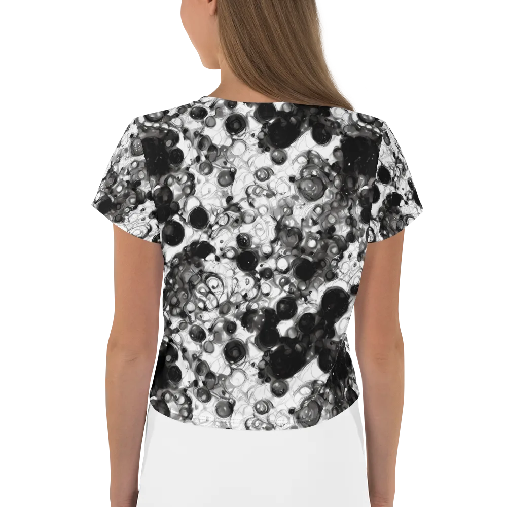 Eclipse Garden on Crop Tee — Back