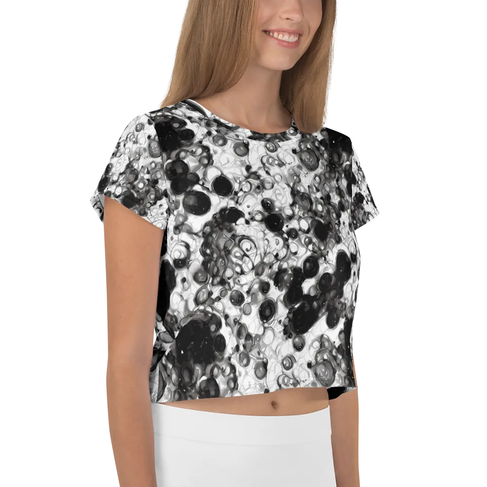 Eclipse Garden on Crop Tee — Right