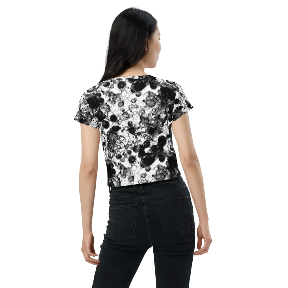 Eclipse Garden on Crop Tee — Back