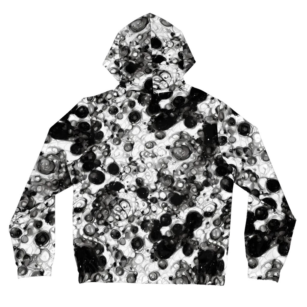 Eclipse Garden on Women's Full-Zip Hoodie — Back