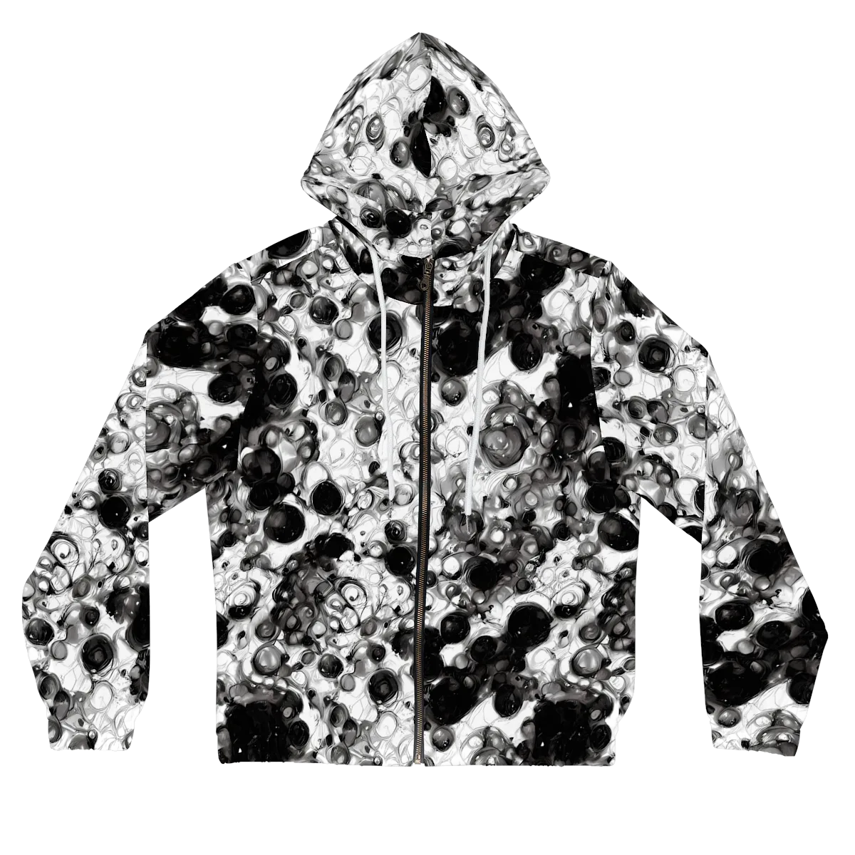 Eclipse Garden on Women's Full-Zip Hoodie — Front