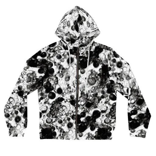 Eclipse Garden on a Women's Full-Zip Hoodie