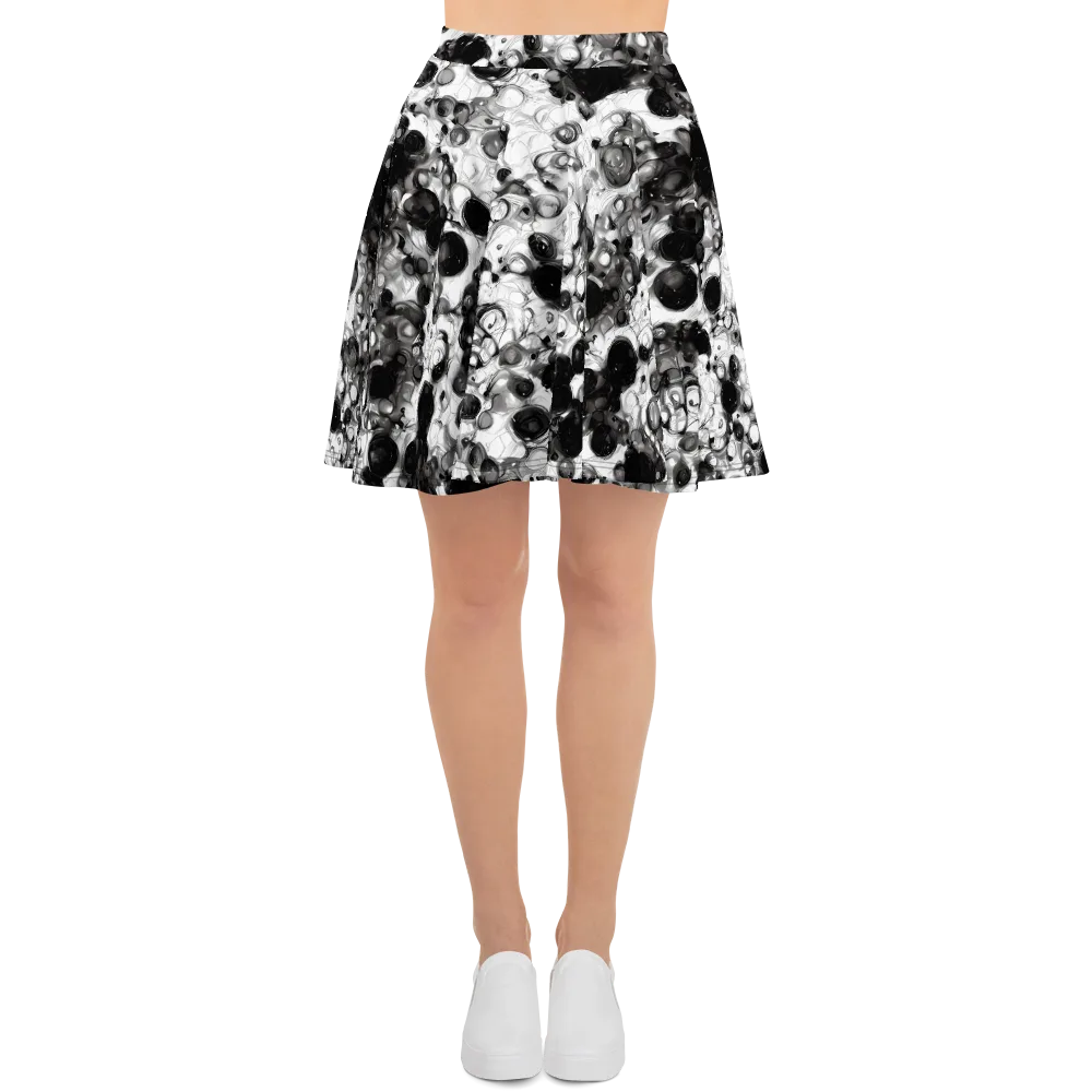 Eclipse Garden on Skater Skirt — Front