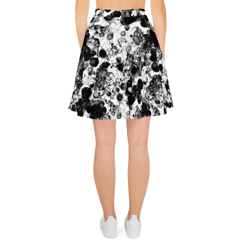 Eclipse Garden on Skater Skirt — Back