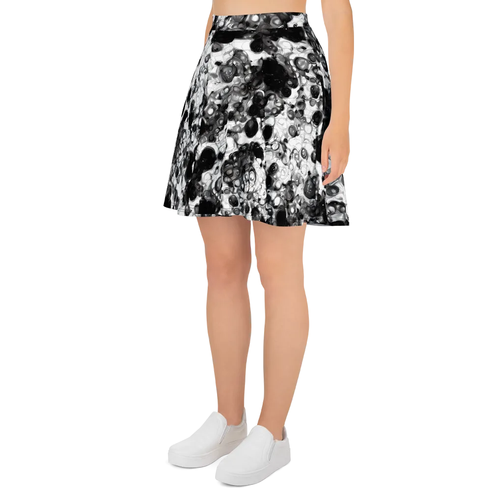 Eclipse Garden on Skater Skirt — Left