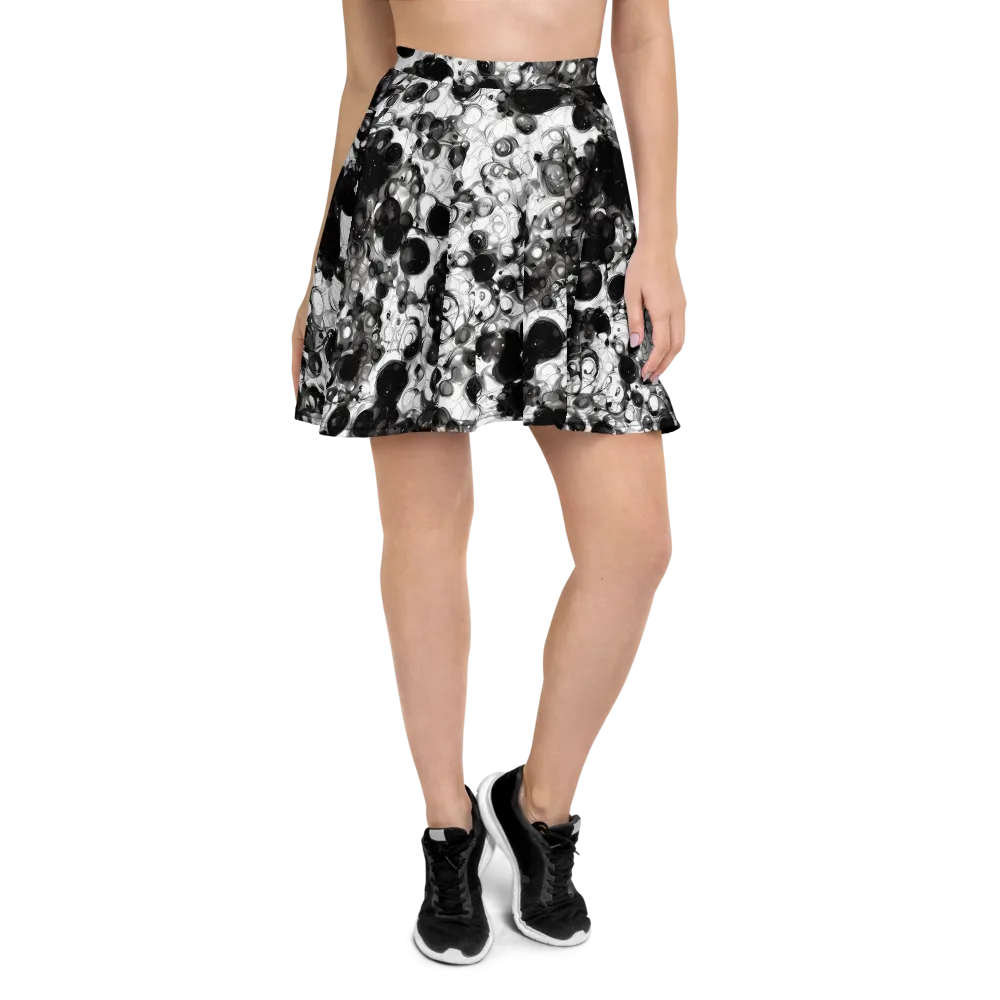 Eclipse Garden on Skater Skirt — Front