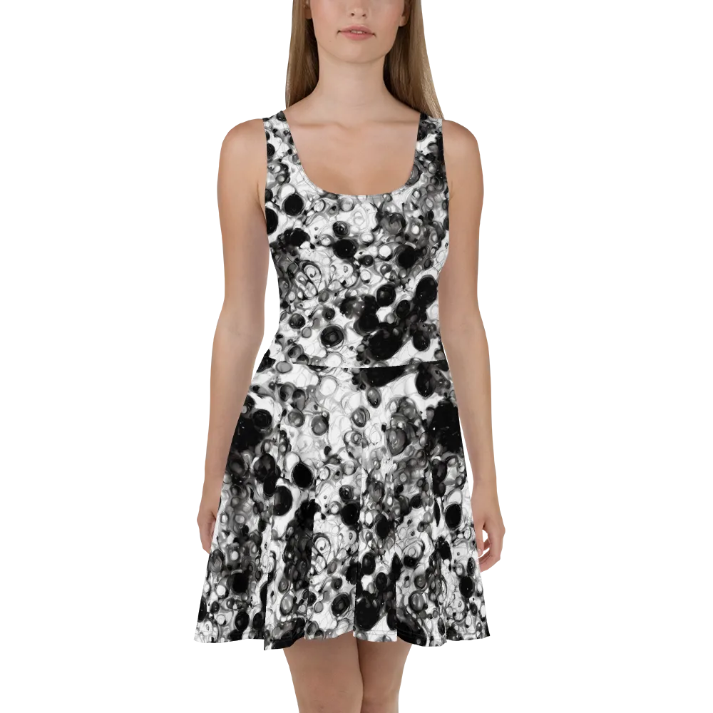 Eclipse Garden on Skater Dress — Front
