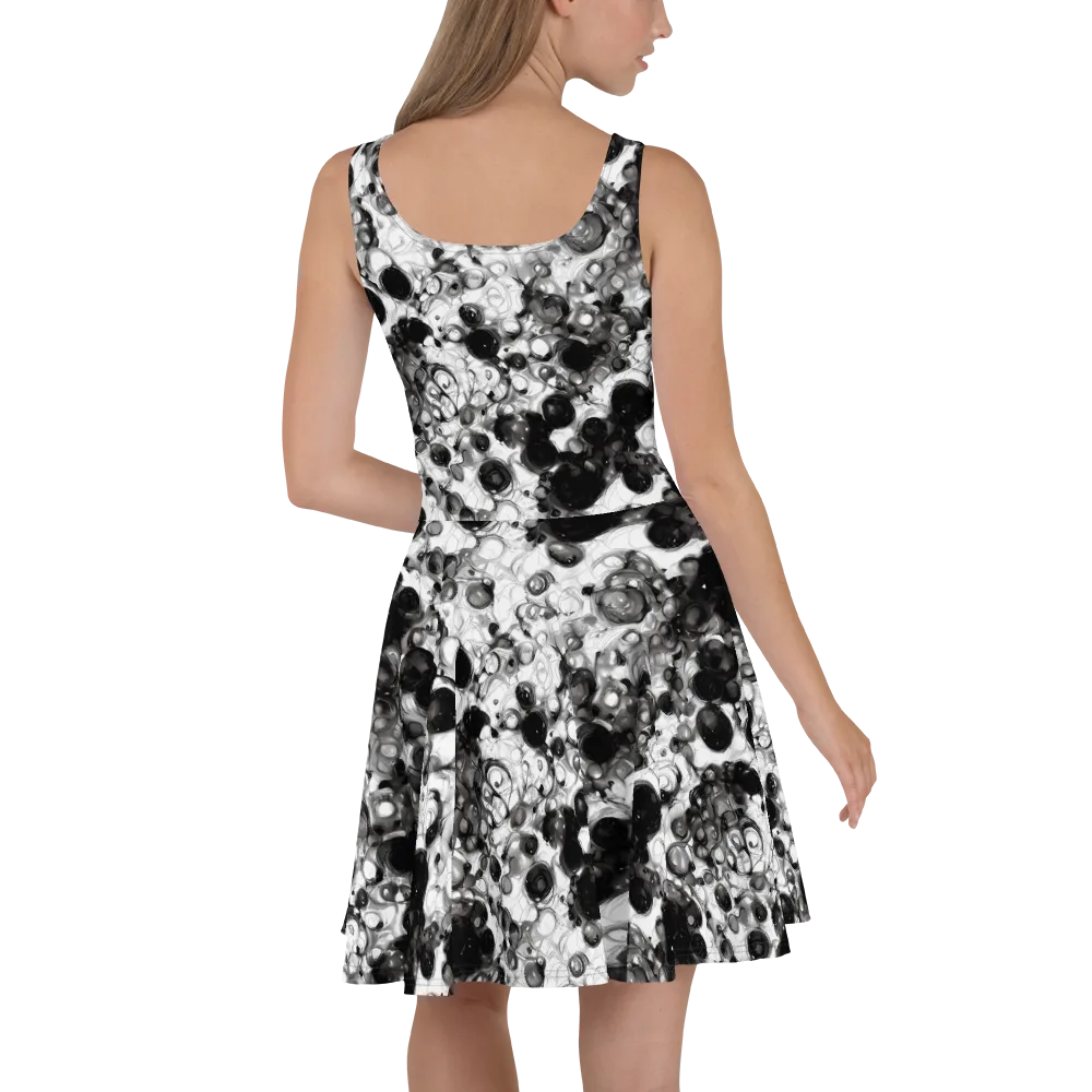 Eclipse Garden on Skater Dress — Back