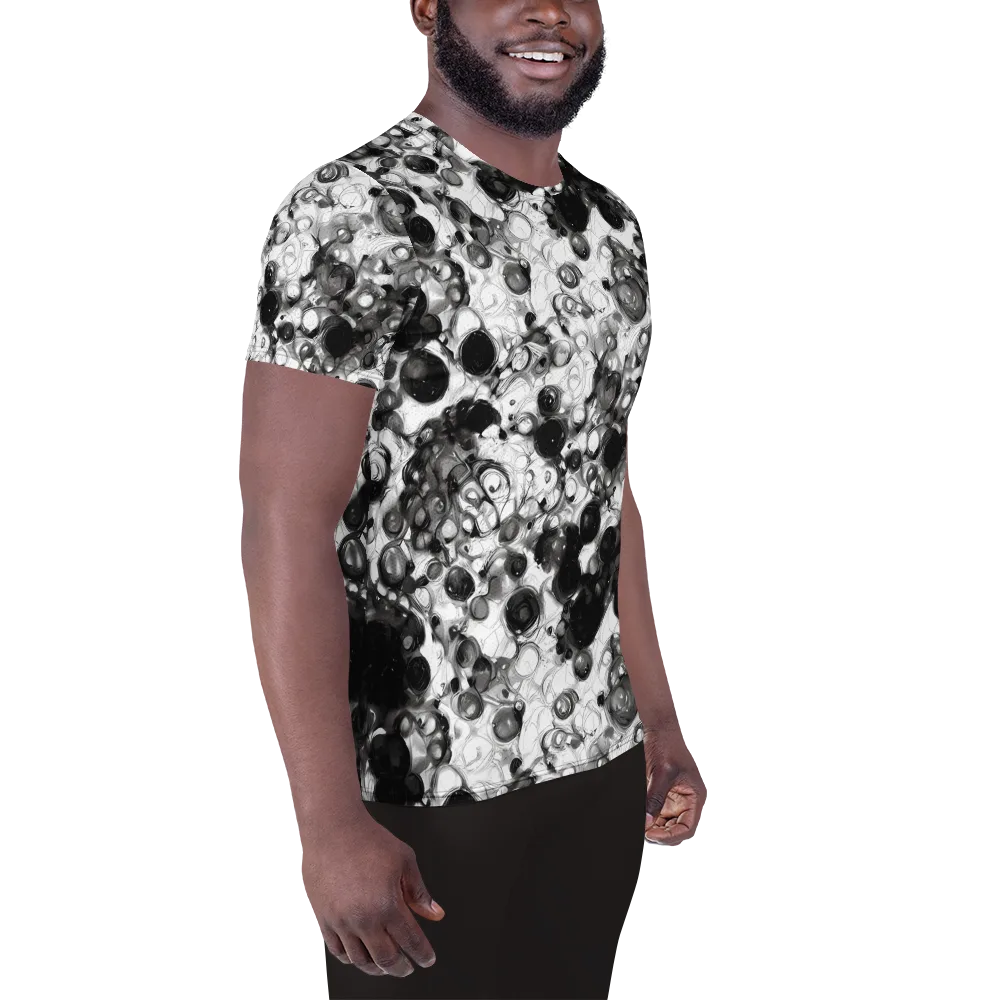 Eclipse Garden on Men's Athletic T-Shirt — Right