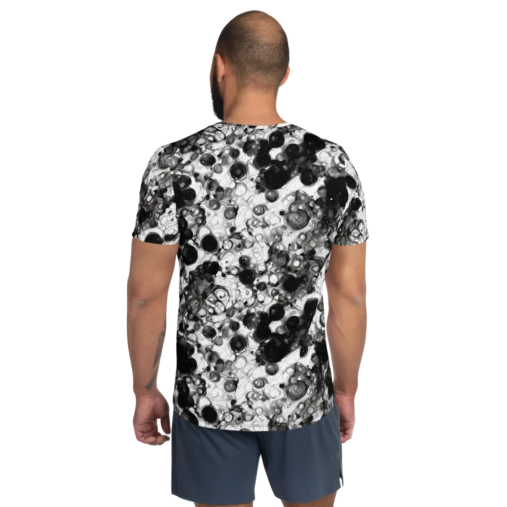 Eclipse Garden on Men's Athletic T-Shirt — Back