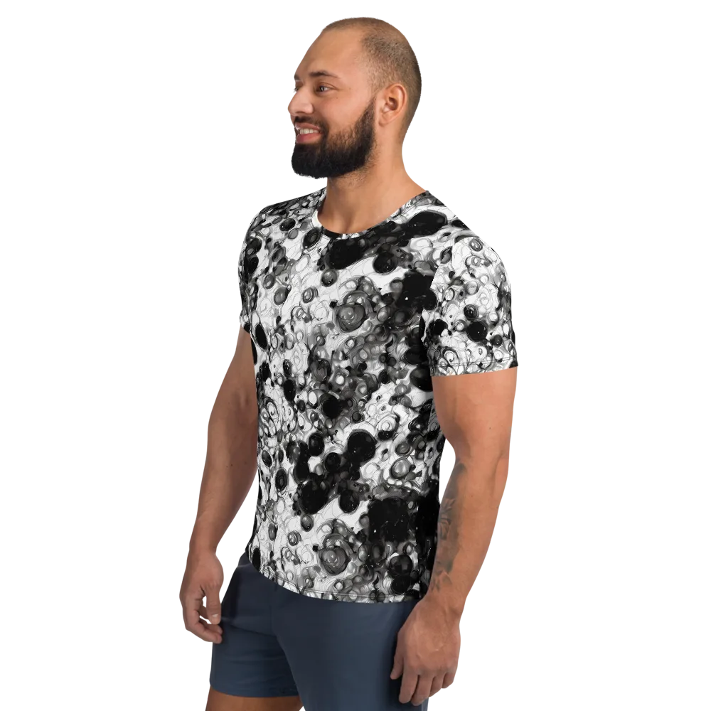 Eclipse Garden on Men's Athletic T-Shirt — Left