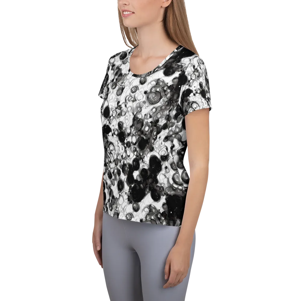 Eclipse Garden on Women's Athletic T-Shirt — Left