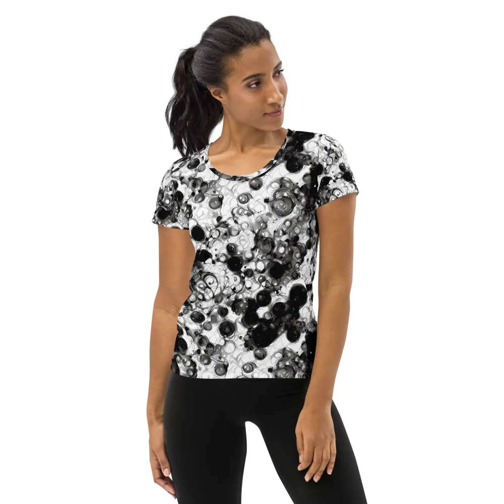 Eclipse Garden on Women's Athletic T-Shirt — Front
