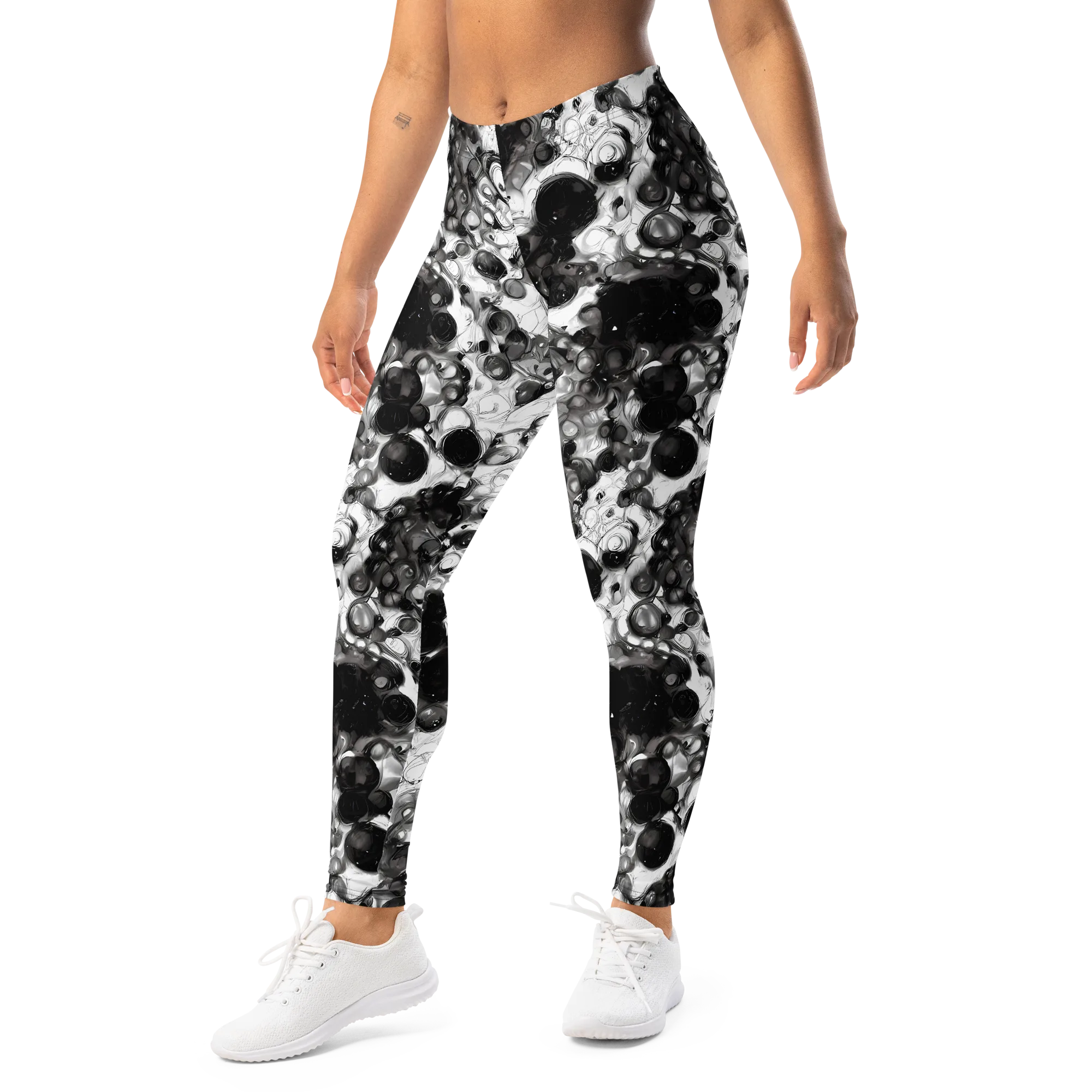 Eclipse Garden on Leggings — Left Front