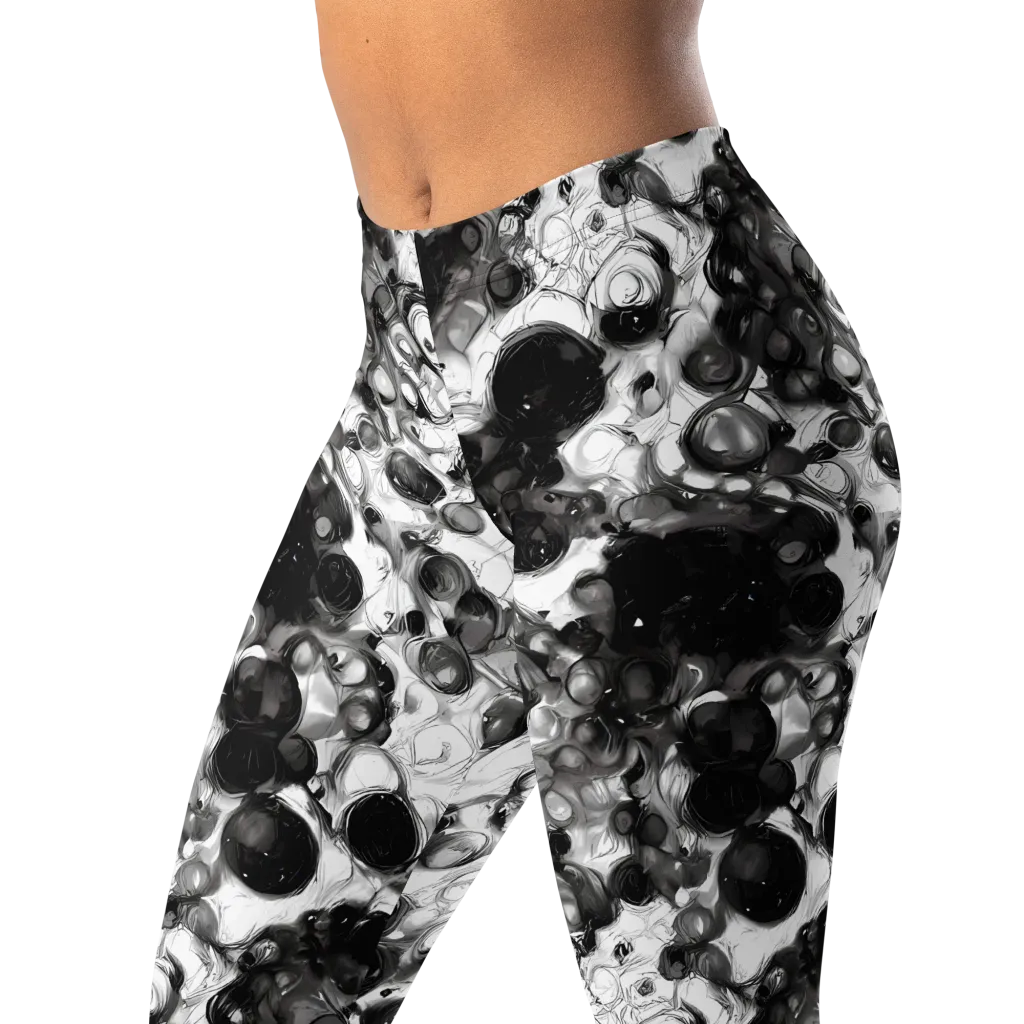 Eclipse Garden on Leggings — Left Front