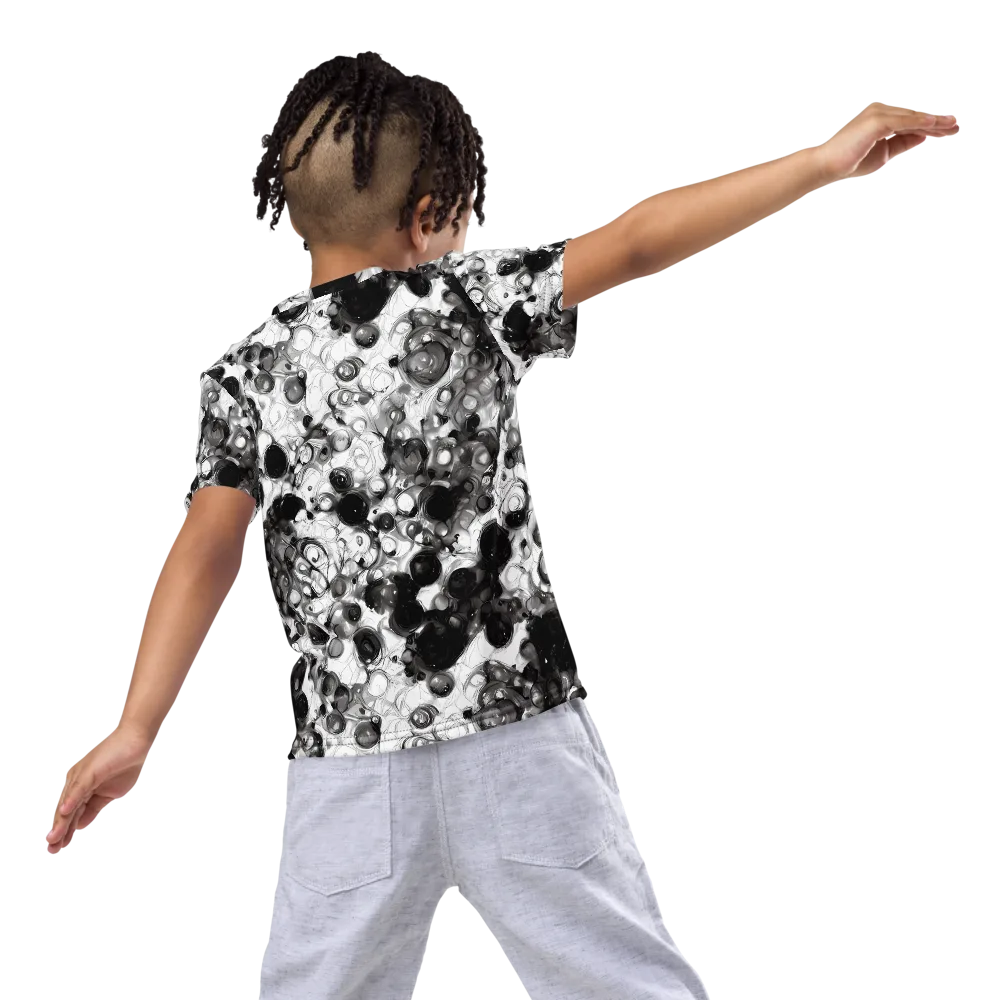 Eclipse Garden on Kids Crew Neck T-Shirt — Back