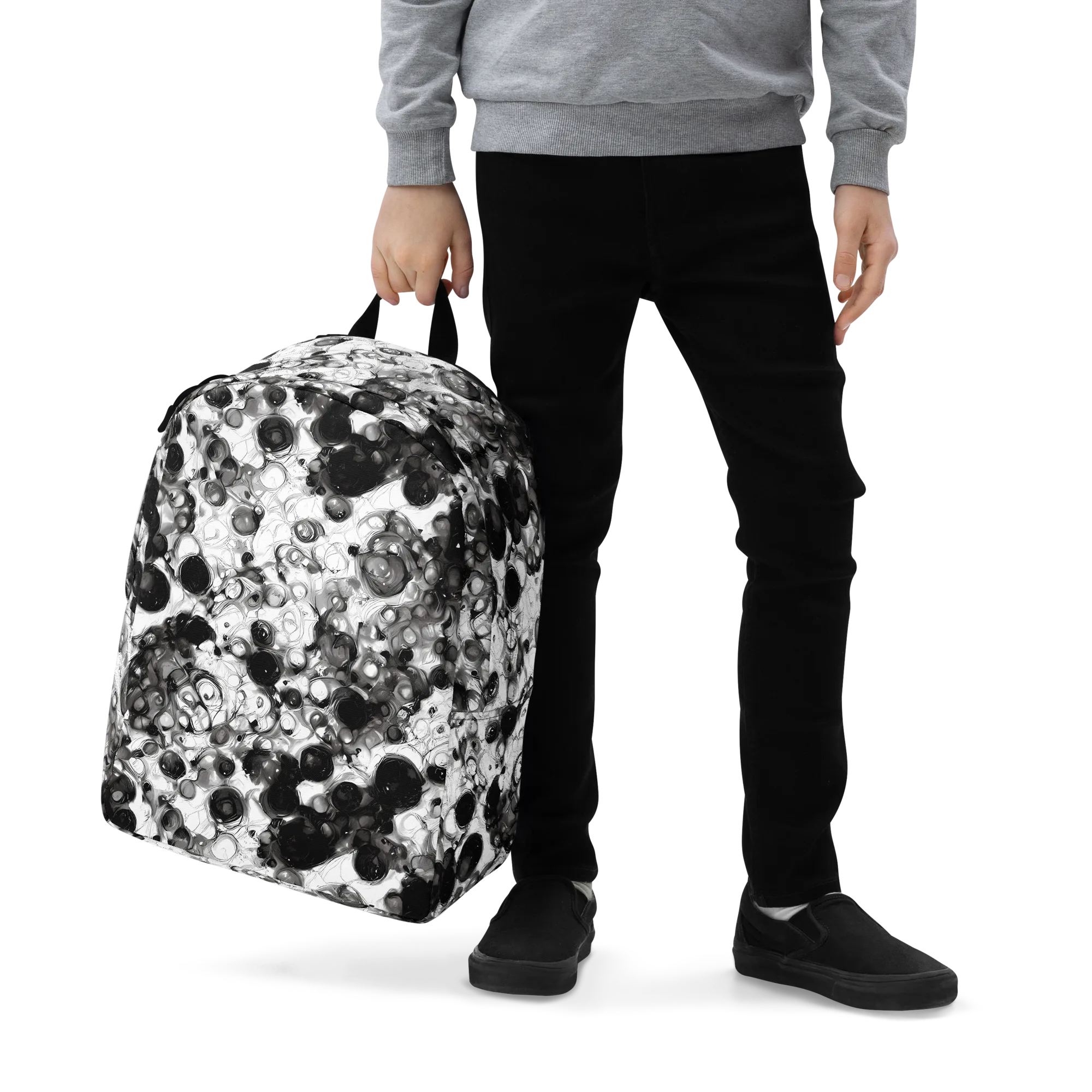 Eclipse Garden on Minimalist Backpack — Zoomed-in