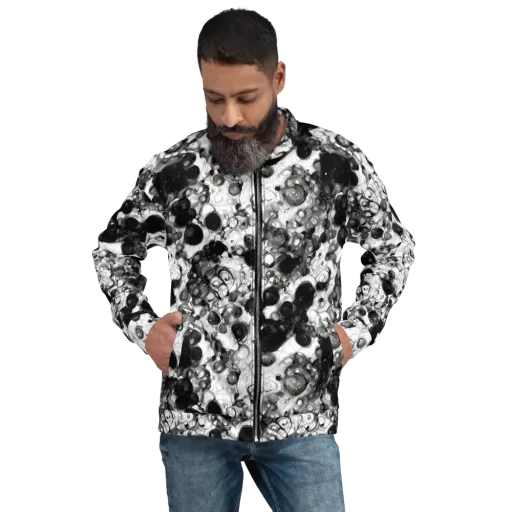 Eclipse Garden on a Bomber Jacket