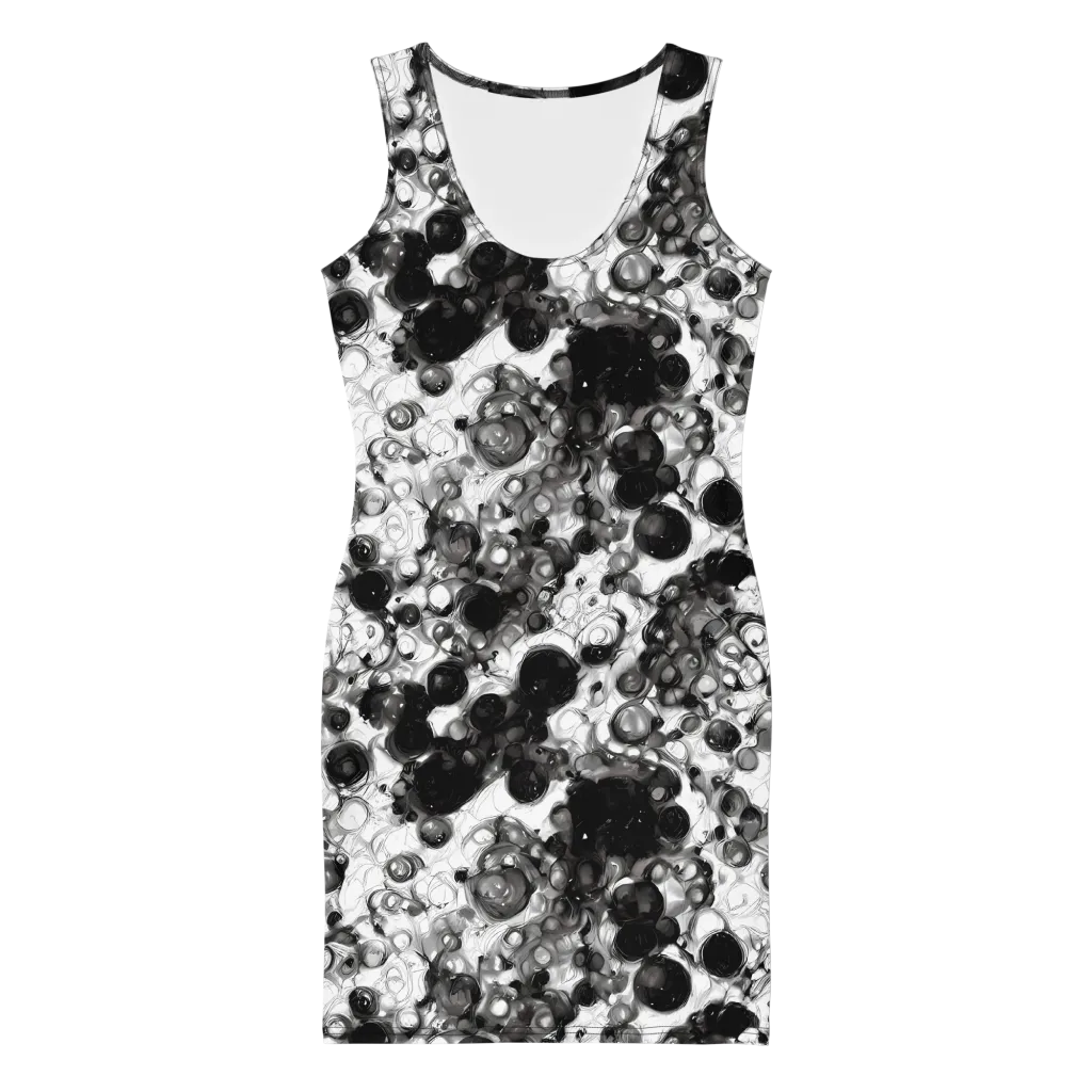 Eclipse Garden on Bodycon Dress — Front