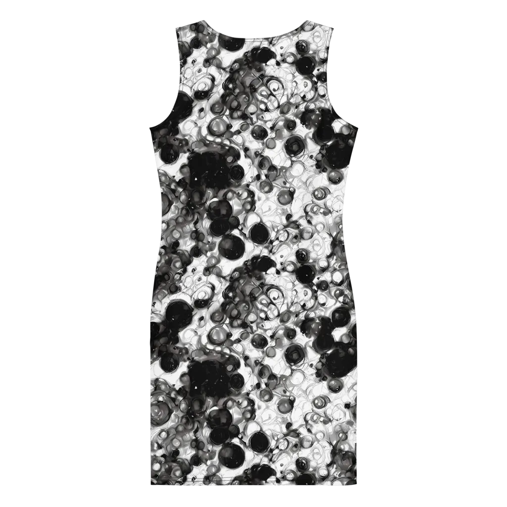 Eclipse Garden on Bodycon Dress — Back