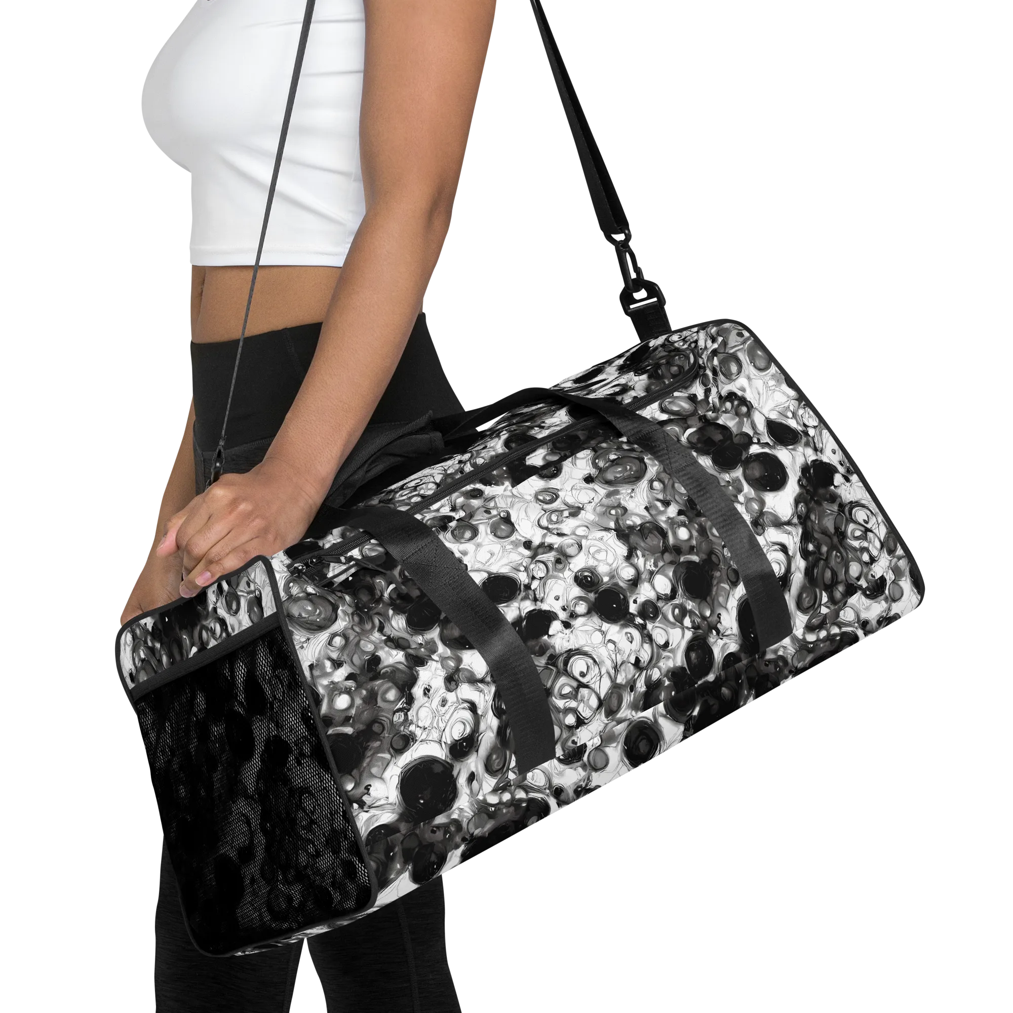 Eclipse Garden on Duffle Bag — Front
