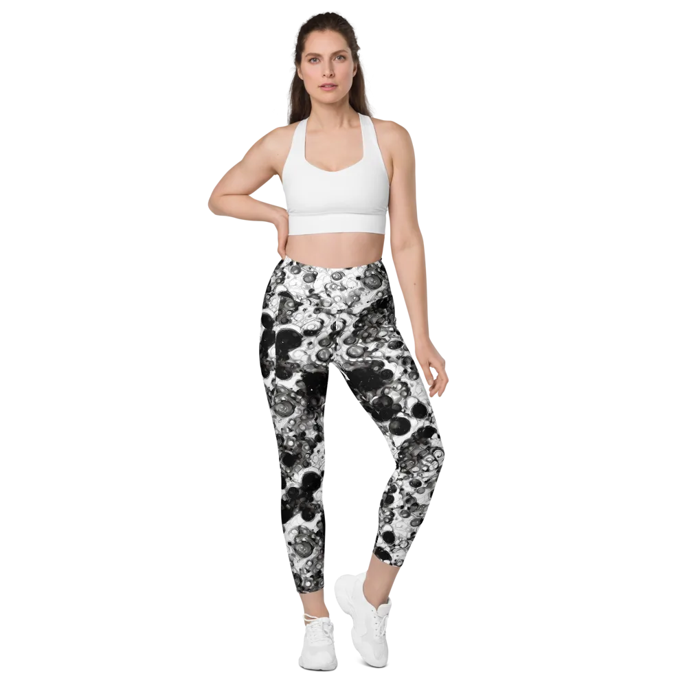Eclipse Garden on Leggings with Pockets — Front