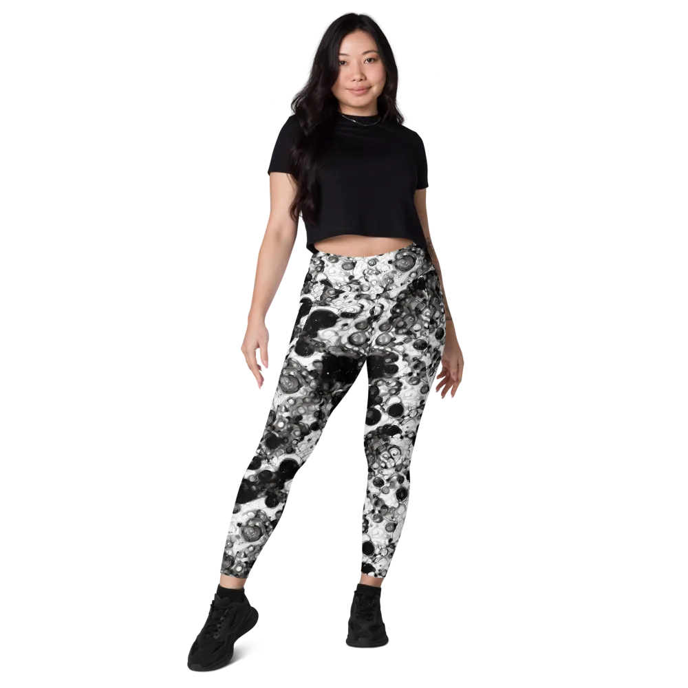 Eclipse Garden on Leggings with Pockets — Front