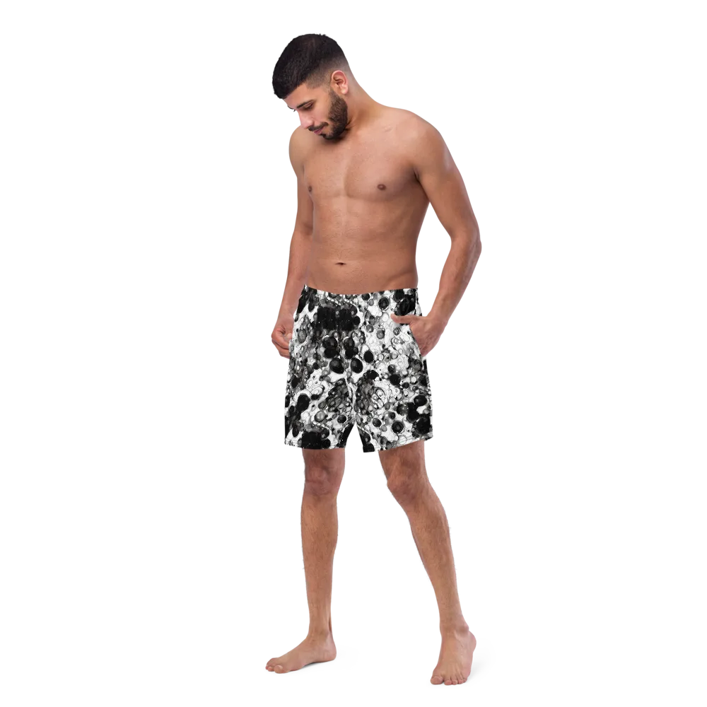 Eclipse Garden on Swim Trunks — Left Front