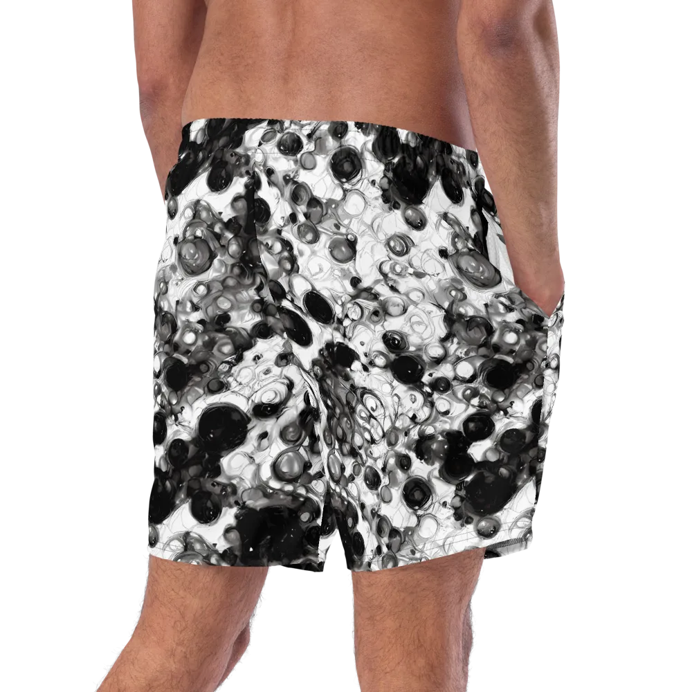 Eclipse Garden on Swim Trunks — Right Back