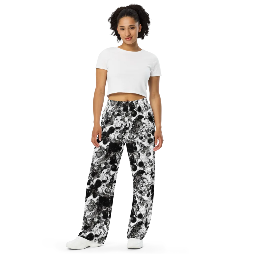 Eclipse Garden on Wide-Leg Pants — Front