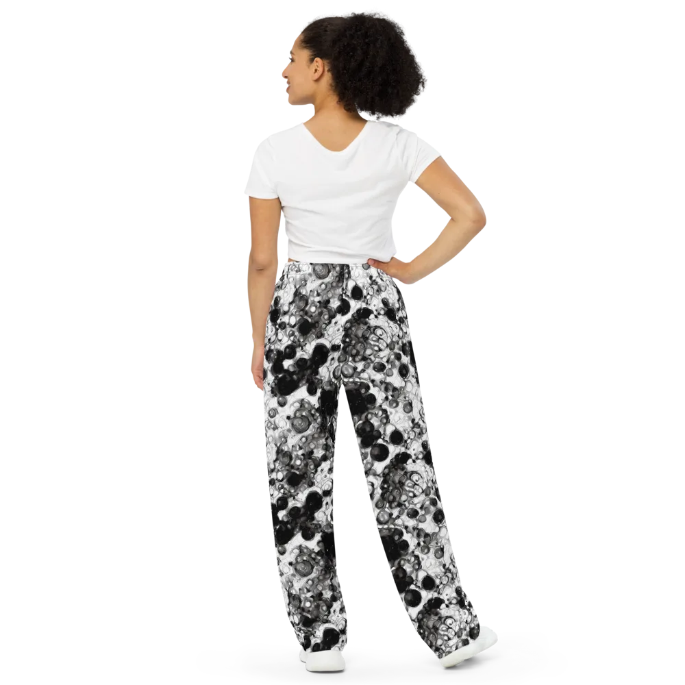 Eclipse Garden on Wide-Leg Pants — Back