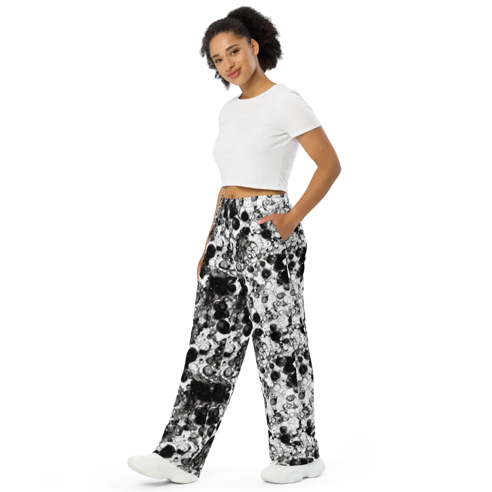 Eclipse Garden on Wide-Leg Pants — Left Front