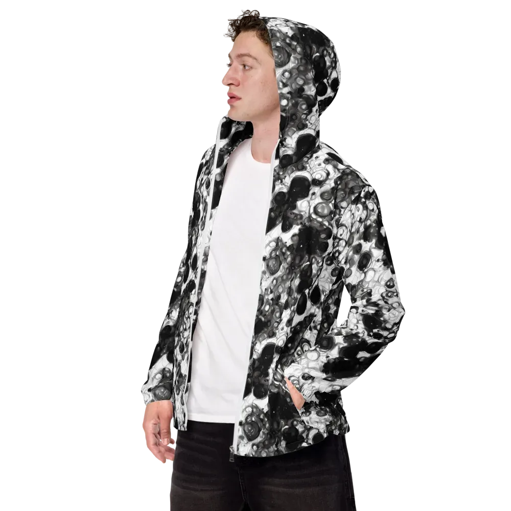Eclipse Garden on Men's Windbreaker — Left Front