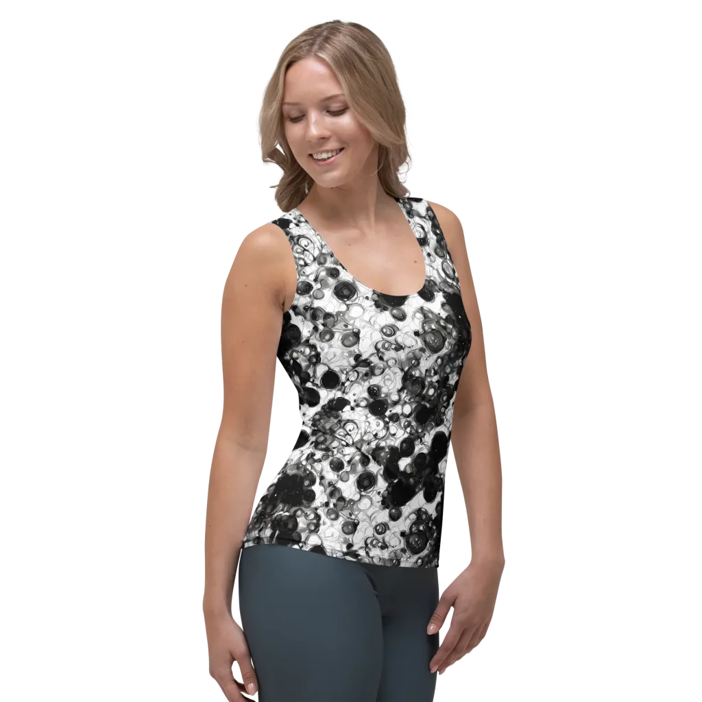 Eclipse Garden on Women's Tank Top — Right Front