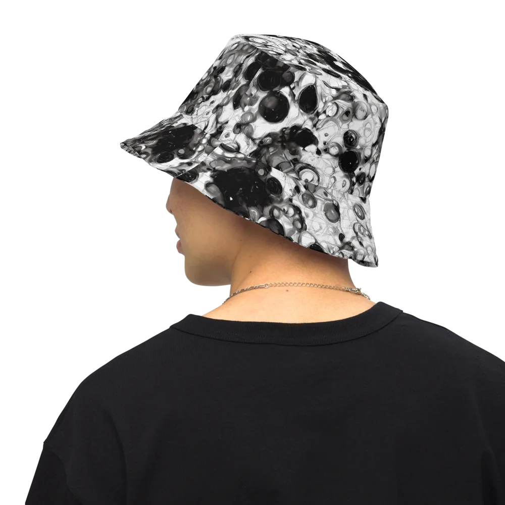 Eclipse Garden on Reversible Bucket Hat — Back Inside