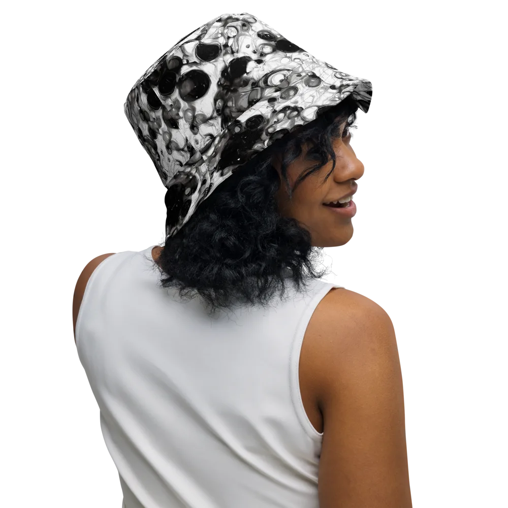 Eclipse Garden on Reversible Bucket Hat — Right Outside
