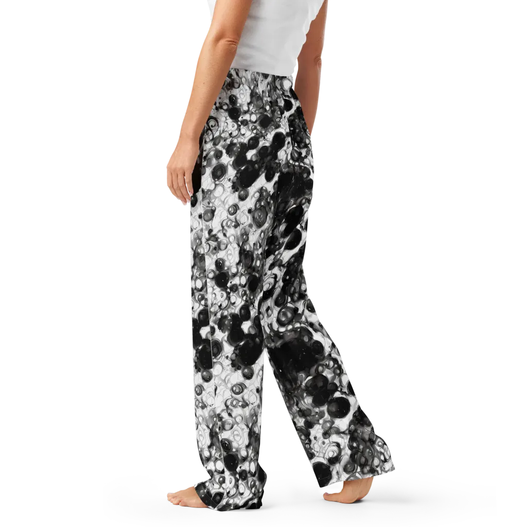 Eclipse Garden on Women's Pajama Pants — Left