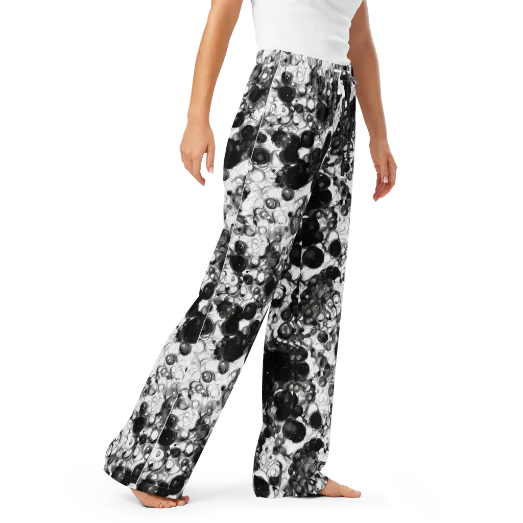 Eclipse Garden on Women's Pajama Pants — Right Front