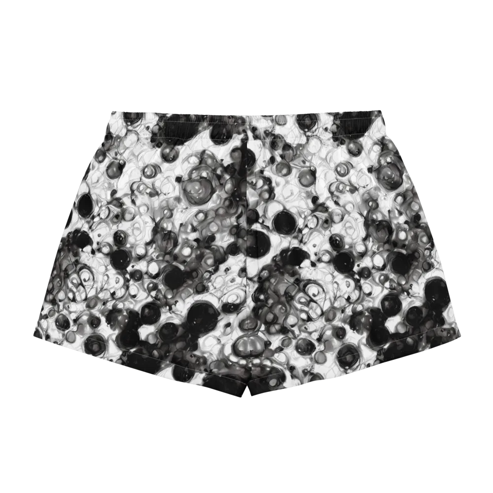 Eclipse Garden on Women's Pajama Shorts — Back