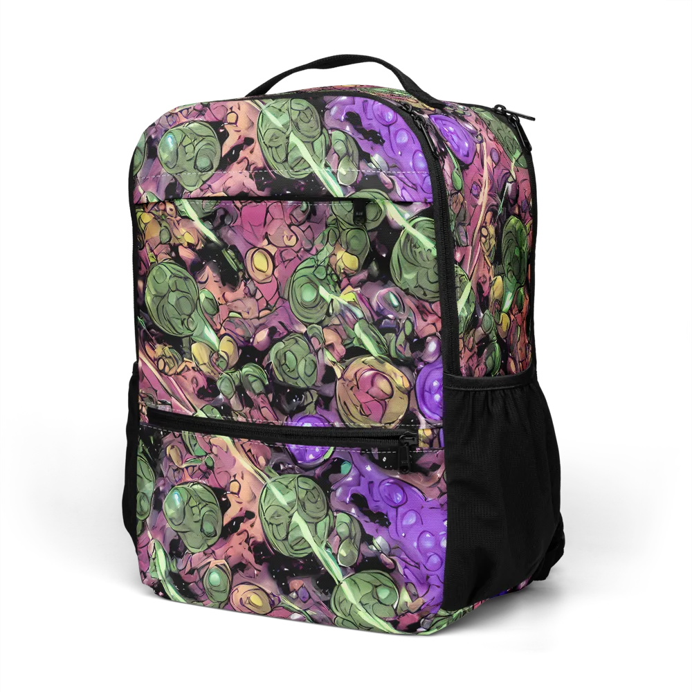 Violet Organica on Utility Backpack — Left Front