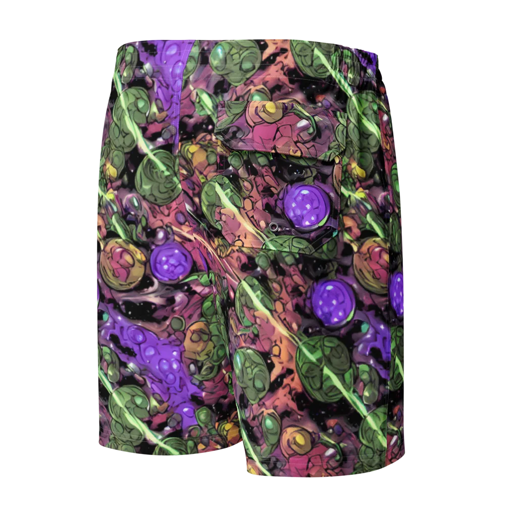 Violet Organica on Men's Board Shorts — Back