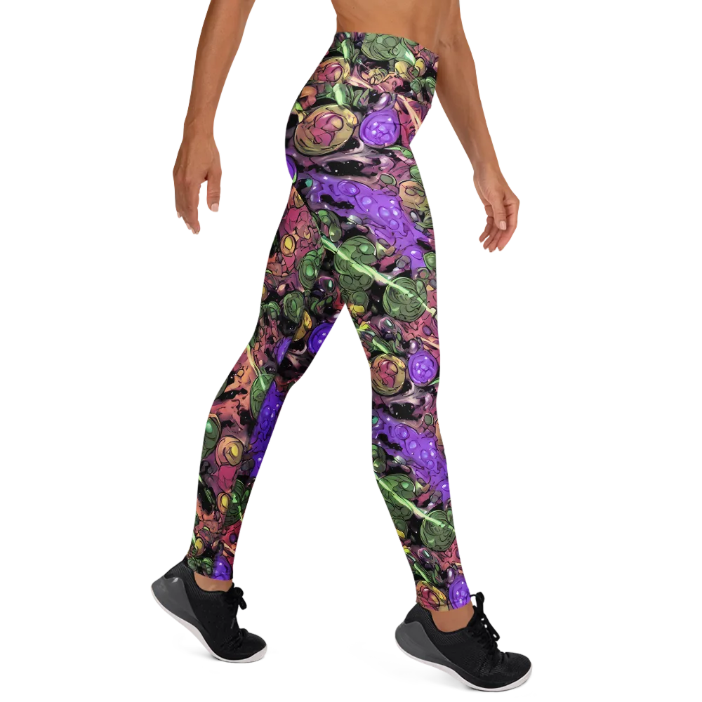 Violet Organica on Yoga Leggings — Right