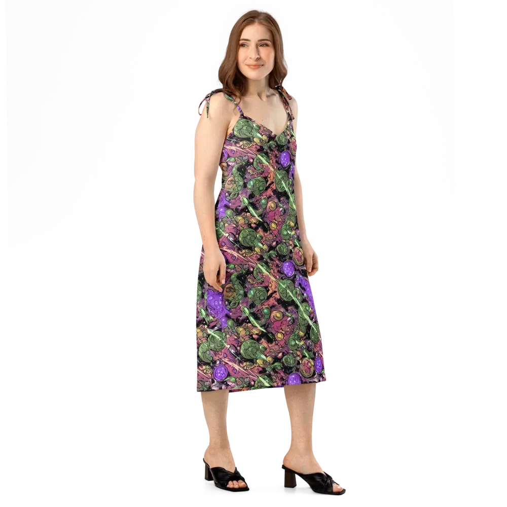 Violet Organica on Slip Dress — Right Front