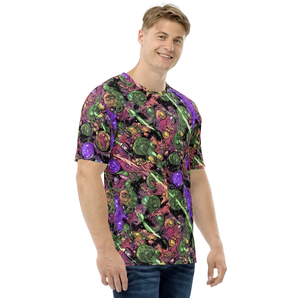 Violet Organica on Men's Crew Neck T-Shirt — Right