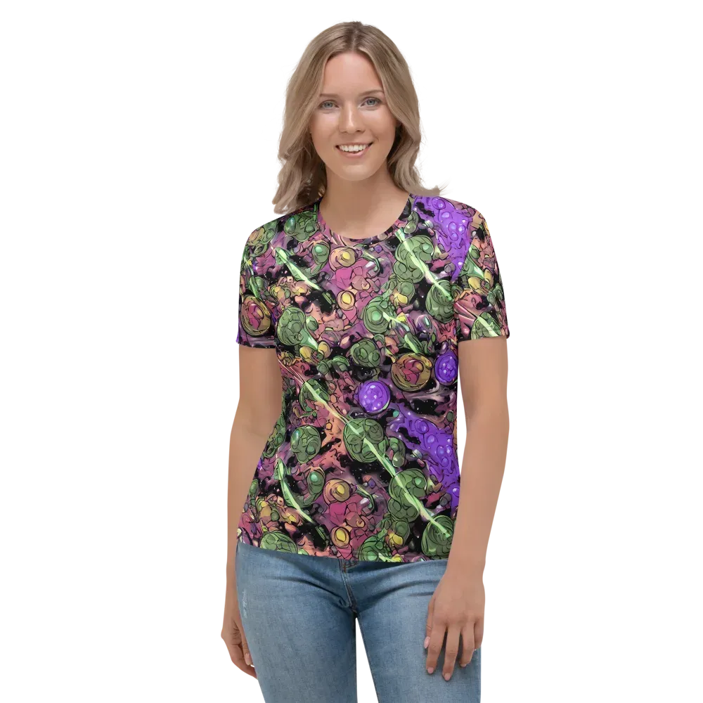 Violet Organica on Women's Crew Neck T-Shirt — Front