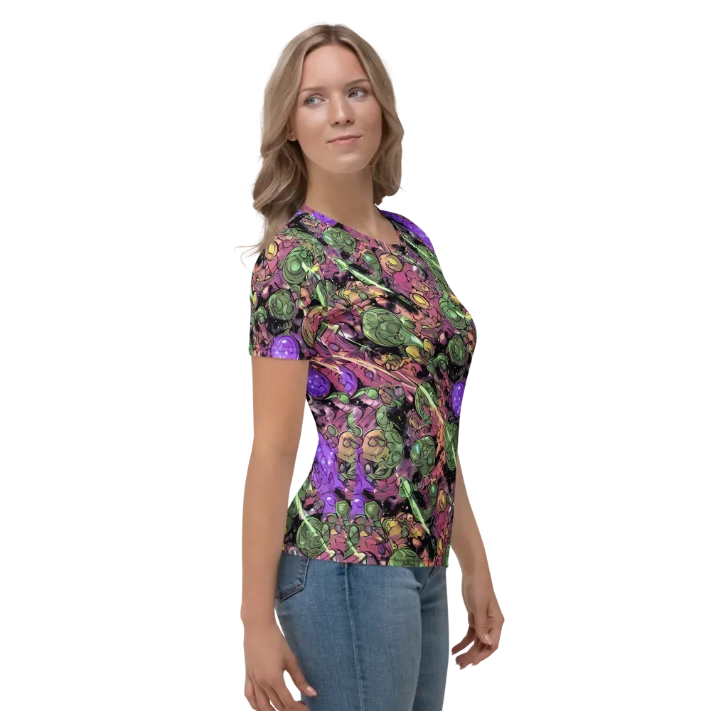 Violet Organica on Women's Crew Neck T-Shirt — Right